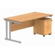 Core Desk With Underdesk Pedestal